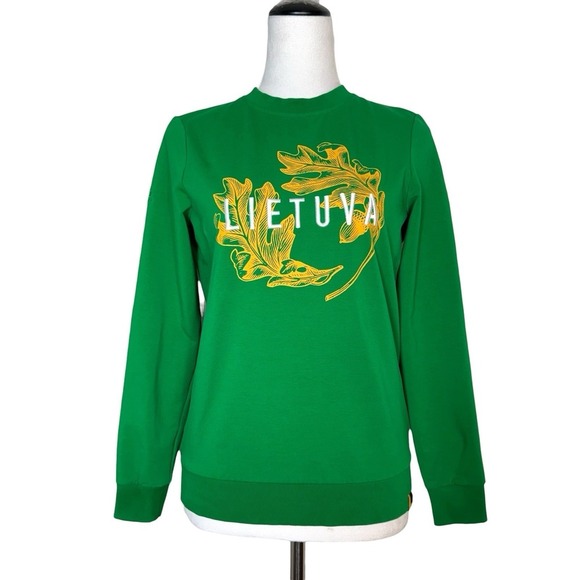 Audimas Other - Audimas Lietuva Lithuania National Collection Green Crewneck Sweatshirt Size XS